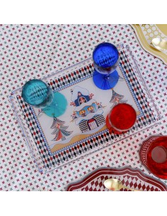 Vesta Home - Vassoio Piccolo - Natale 2025·casetta·32 X 22 X 4,5 H Th. 4 Mm 2