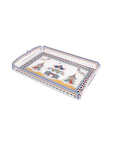 Vesta Home - Vassoio Piccolo - Natale 2025·casetta·32 X 22 X 4,5 H Th. 4 Mm