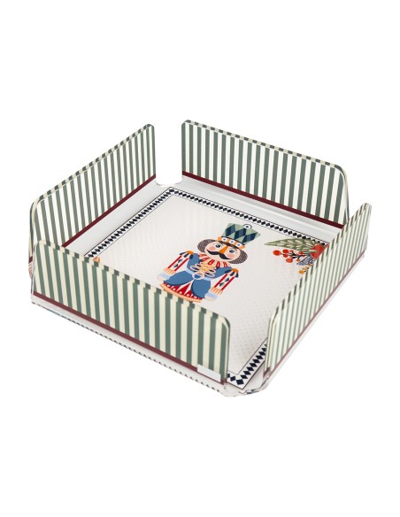 Vesta Home - Portatovaglioli Medio Natale 2025·schiaccianoci·18,5 X 18,5 X 9,5 H Th. 4 Mm