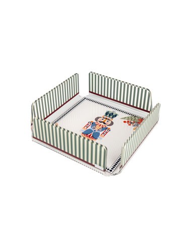Vesta Home - Portatovaglioli Medio Natale 2025·schiaccianoci·18,5 X 18,5 X 9,5 H Th. 4 Mm