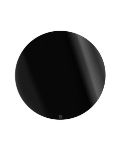 iPLEX Design - Serving Sottobicchiere / Sottopiatto Rotondo Nero in plexiglass - 10 / 33x0,3 / 0,3x10 / 33 - 10/33x0,3/0,3x10/33 2