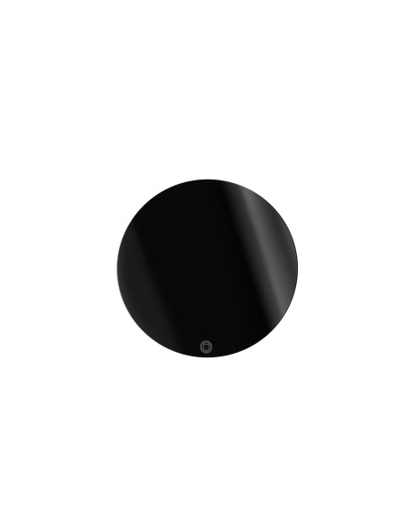 iPLEX Design - Serving Sottobicchiere / Sottopiatto Rotondo Nero in plexiglass - 10 / 33x0,3 / 0,3x10 / 33 - 10/33x0,3/0,3x10/33