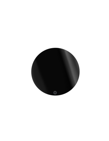 iPLEX Design - Serving Sottobicchiere / Sottopiatto Rotondo Nero in plexiglass - 10 / 33x0,3 / 0,3x10 / 33 - 10/33x0,3/0,3x10/33
