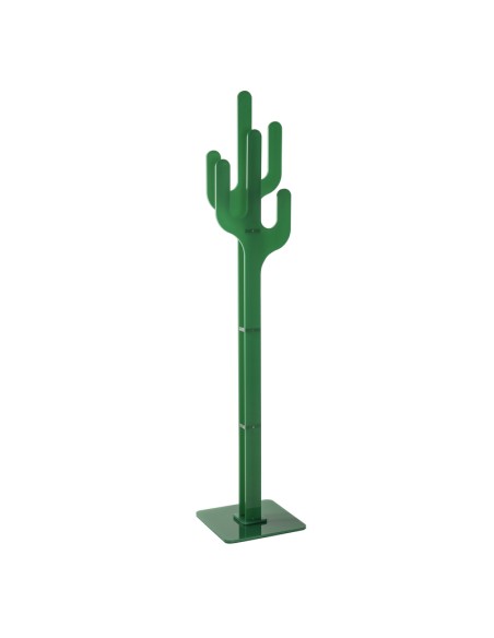 iPLEX - Appendiabiti linea Peyote design cactus in plexiglass verde pieno. - arredamento casa ingresso studio ufficio di lavoro 