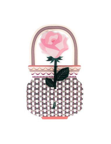 Vesta Home - Bomboniera - Rosa Rosa Kit 6 Pz·rosa·7,5 X 19,5 H Th. 3 Mm
