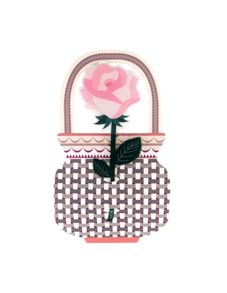Vesta Home - Bomboniera - Rosa Rosa Kit 6 Pz·rosa·7,5 X 19,5 H Th. 3 Mm