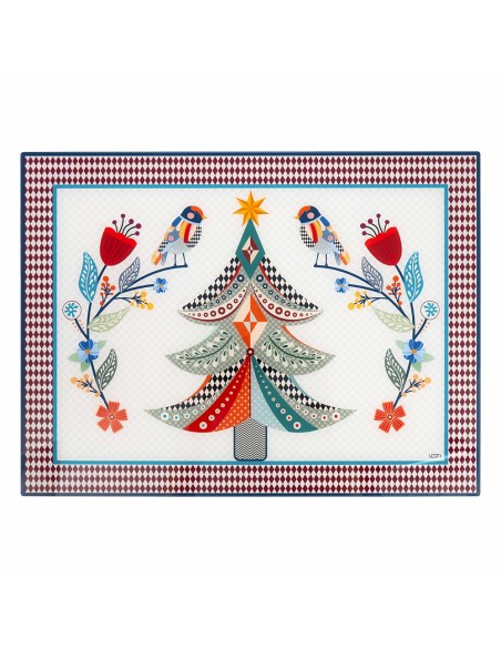 Vesta Home - Set 2 Tovagliette Rigide Natalizie·albero·40 X 30 H Th. 2 Mm