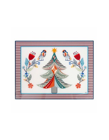 Vesta Home - Set 2 Tovagliette Rigide Natalizie·albero·40 X 30 H Th. 2 Mm