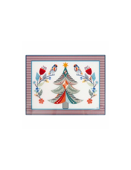 Vesta Home - Set 2 Tovagliette Rigide Natalizie·albero·40 X 30 H Th. 2 Mm