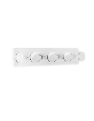 iPLEX - Puzzle Set di 3 Appendini da parete componibili in plexiglass bianco. - arredamento casa ingresso ufficio di lavoro Made
