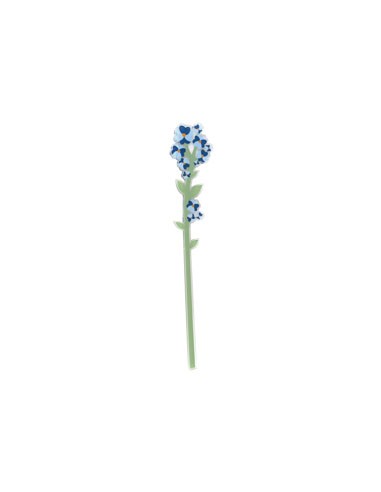 Vesta Home - Fiore Nontiscordardime Piccolo Kit 6 Pz Funny Flowers·azzurro·8 X 46,5 H Th. 5 Mm