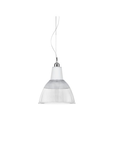 iPLEX - Lampadario a Sospensione da soffitto con paralume linea Carioca in plexiglass Trasparente - arredamento casa ufficio di 