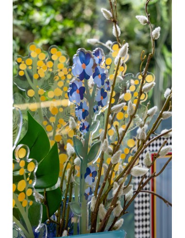 Vesta Home - Fiore Nontiscordardime Piccolo Kit 6 Pz Funny Flowers·azzurro·8 X 46,5 H Th. 5 Mm