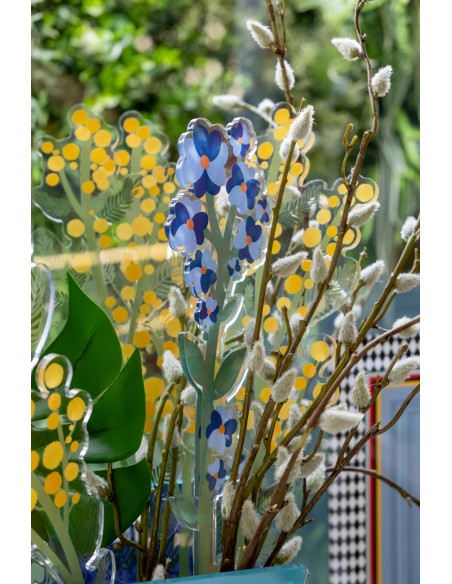 Vesta Home - Fiore Nontiscordardime Piccolo Kit 6 Pz Funny Flowers·azzurro·8 X 46,5 H Th. 5 Mm