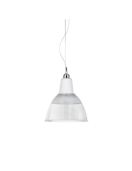 iPLEX - Lampadario a Sospensione da soffitto con paralume linea Carioca in plexiglass Trasparente - arredamento casa ufficio di 