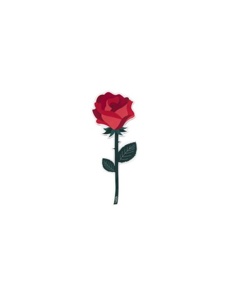 Vesta Home - Bomboniera - Rosa Rossa Kit 6 Pz·rosso·7,5 X 19,5 H Th. 3 Mm