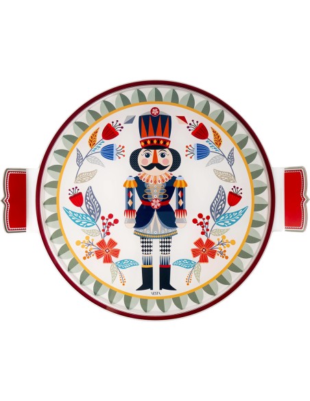 Vesta Home - Portatorta Collezione Natale 2025·schiaccianoci·36,5 X 30 X 2 H Th. 4 Mm