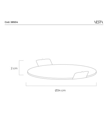 Vesta Home - Portatorta Collezione Natale 2025·schiaccianoci·36,5 X 30 X 2 H Th. 4 Mm