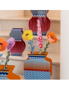 Vesta Home - Fiore Petunia Piccolo Singola·arancione·10,5 X 44 H Th. 5 Mm 2