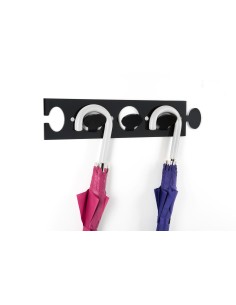 iPLEX - Puzzle Set di 3 Appendini da parete componibili in plexiglass nero. - arredamento casa ingresso ufficio di lavoro Made i 2