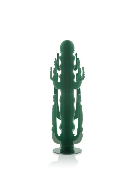 iPLEX - Elemento Decorativo a forma di Cactus in plexiglass verde scuro pieno - arredamento casa salotto ufficio di lavoro studi