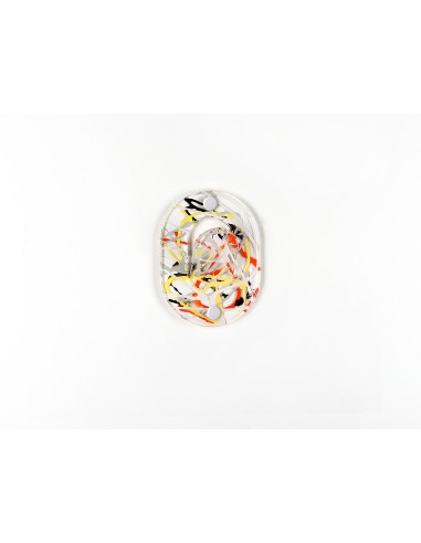 iPLEX - Appendino clips in plexiglass PMMA, schizzo artistico colorato,. - arredamento casa ingresso ufficio di lavoro studio Ma