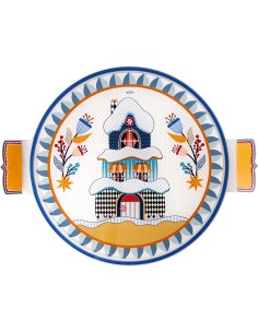 Vesta Home - Portatorta Collezione Natale 2025·casetta·36,5 X 30 X 2 H Th. 4 Mm
