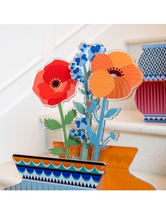 Vesta Home - Fiore Gardenia Grande Singola·arancione·12,5 X 55,5 H Th. 5 Mm 2