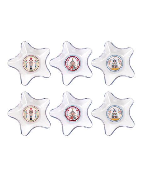 Vesta Home - Set Ciotoline Soft Natalizie·fiaba·14,5 X 5 H Cm Th. 3 Mm