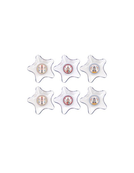Vesta Home - Set Ciotoline Soft Natalizie·fiaba·14,5 X 5 H Cm Th. 3 Mm