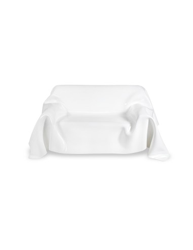 iPLEX - Drappeggi Divano in plexiglass PMMA fumè Trasparente drappeggiato a mano. Made in Italy - fumè Trasparente Trasparente -
