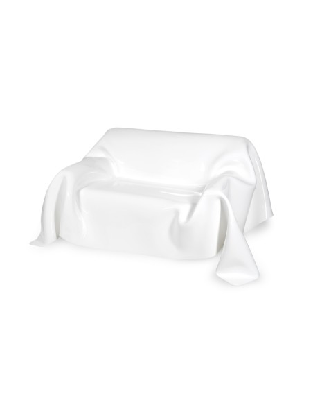 iPLEX - Drappeggi Divano in plexiglass PMMA fumè Trasparente drappeggiato a mano. Made in Italy - fumè Trasparente Trasparente -