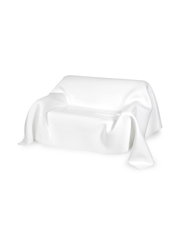 iPLEX - Drappeggi Divano in plexiglass PMMA fumè Trasparente drappeggiato a mano. Made in Italy - fumè Trasparente Trasparente -