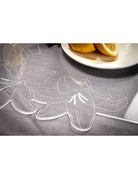 iPLEX Design - Set Tovaglietta / Sottobicchiere Rinascimento Quadrato in plexiglass - Trasparente - 40 / 14,5x0,3 / 0,3x40 / 14,