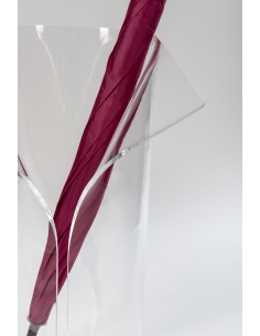 Papillon Portaombrelli Trasparente in plexiglass PMMA, termoformatura e piegatura a caldo, Made in Italy 2