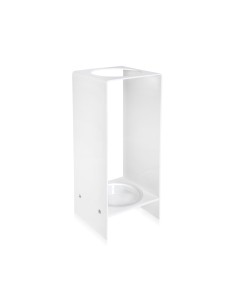 Madison Portaombrelli in plexiglass bianco pieno. Made in Italy