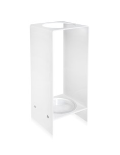 Madison Portaombrelli in plexiglass bianco pieno. Made in Italy 2