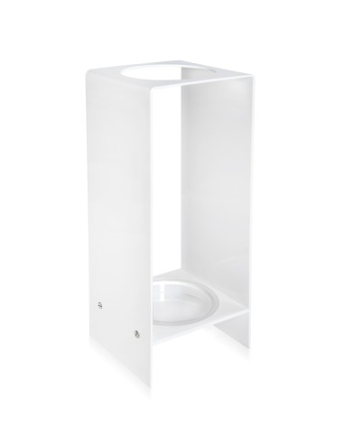 Madison Portaombrelli in plexiglass bianco pieno. Made in Italy