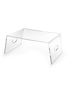 Oly Bed Table Ripiano da letto Trasparente in plexiglass