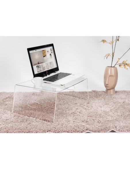 Oly Bed Table Ripiano da letto Trasparente in plexiglass