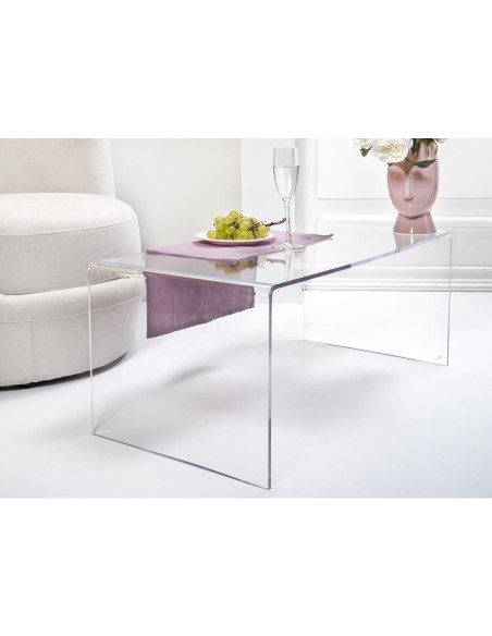 Milvio Tavolino Trasparente in plexiglass