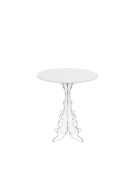 Maricla Tavolino Small Bianco in plexiglass