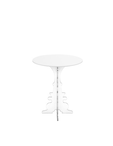 Maricla Tavolino Small Bianco in plexiglass