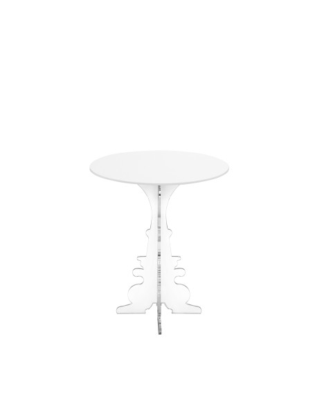 Maricla Tavolino Small Bianco in plexiglass