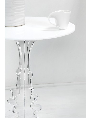 Maricla Tavolino Small Bianco in plexiglass