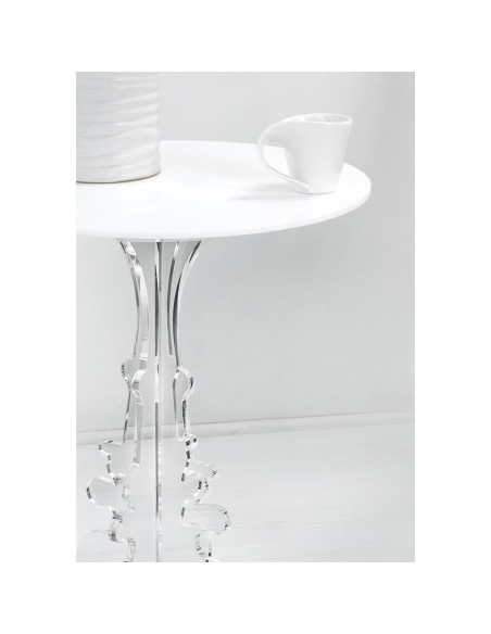Maricla Tavolino Small Bianco in plexiglass