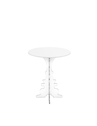 Maricla Tavolino Small Bianco in plexiglass