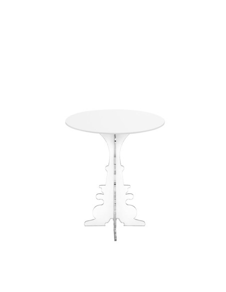 Maricla Tavolino Small Bianco in plexiglass