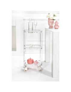 Galatea Carrello Trasparente in plexiglass 2