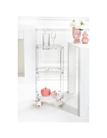 Galatea Carrello Trasparente in plexiglass